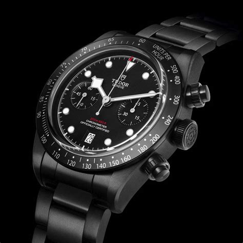 tudor black bay all black|tudor blackbay chrono.